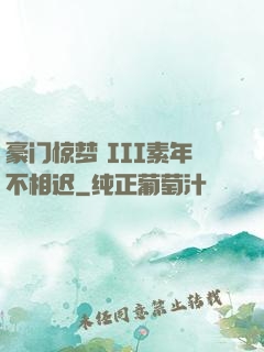 豪门惊梦 III素年不相迟